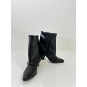 Sun + Stone Women's Ibizaa Fold Over Cuffed Dress Booties, Size 6